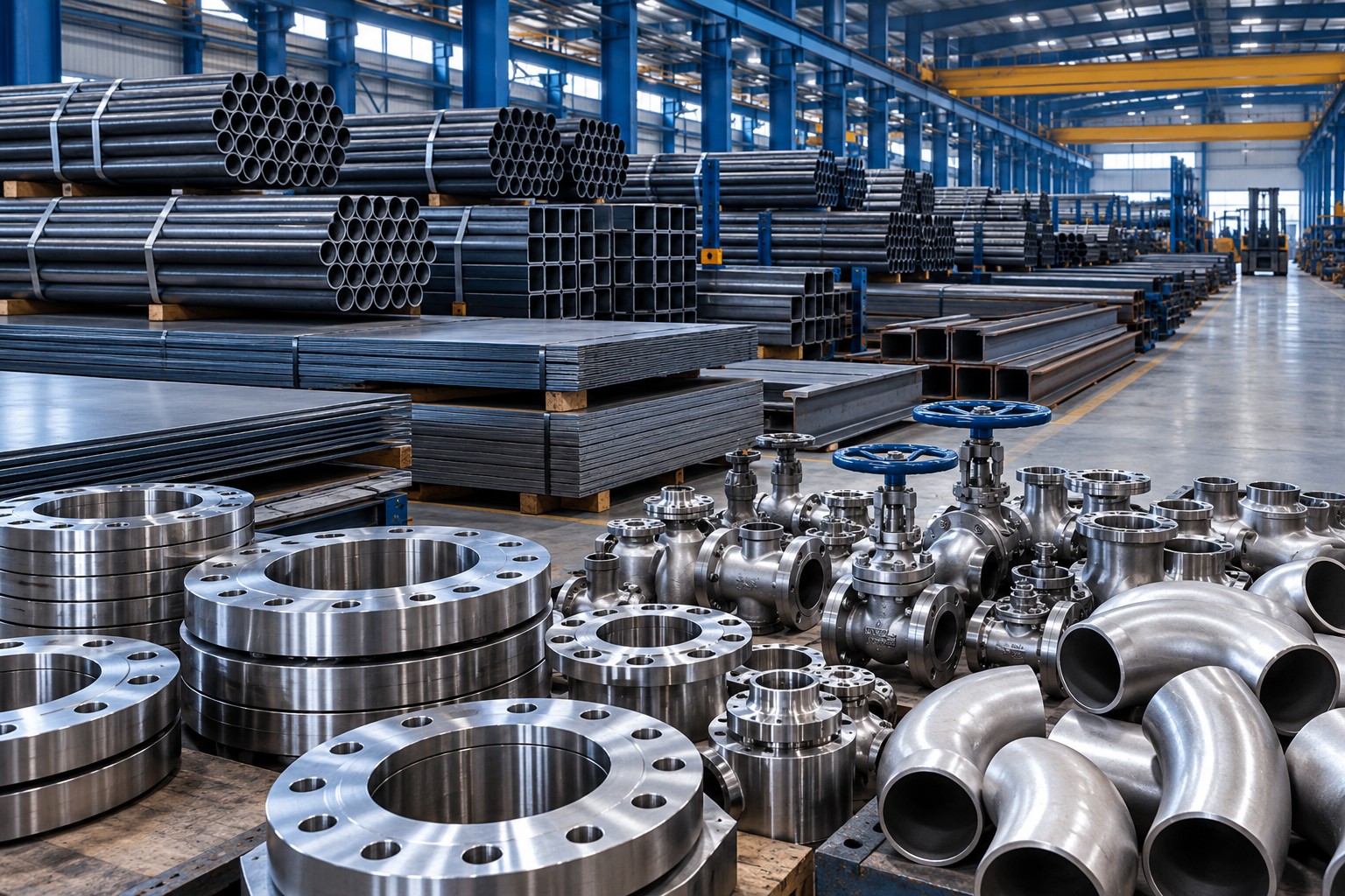 Pipes, Flanges, Fittings & Valves